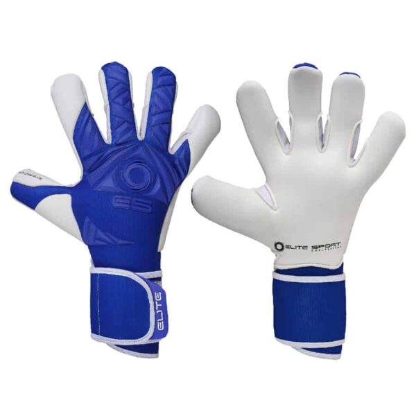 Професионални вратарски ръкавици elite sport neo blue