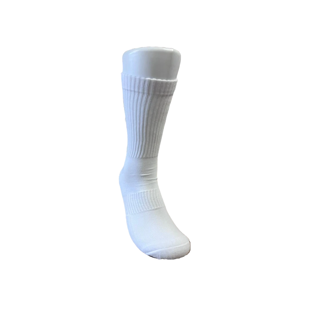 Спортни бели чорапи за треньори с надпис COACH - Image 3